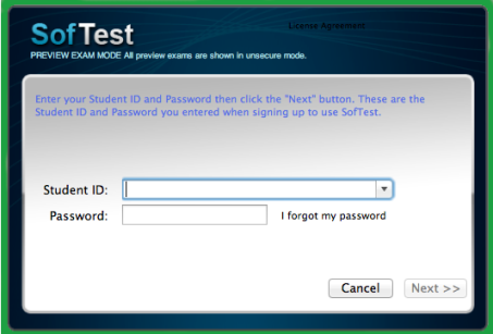 SOFTEST IDENTIFICATION POUR TELECHARGEMENT
