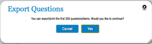 QuestionExportationConfirmation